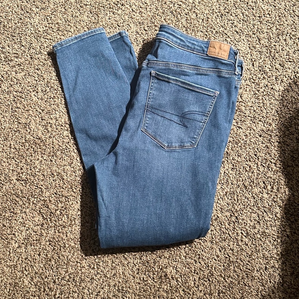 American Eagle Outfitters Women's Blue Jeggings